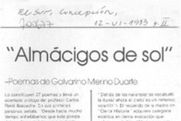 Almácigos de sol