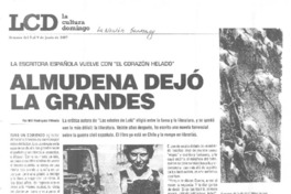 Almudena dejó la grandes