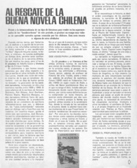 al rescate de la buena novela chilena