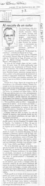 Al rescate de un autor