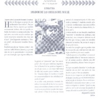 Amador de las orillas del Maule  [artículo] Alejandro Lavín.