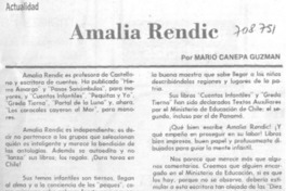 Amalia Rendic