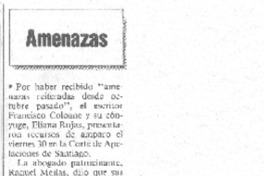 Amenazas