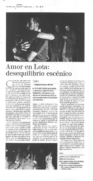 Amor en Lota
