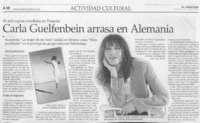 Carla Guelfenbein arrasa en Alemania