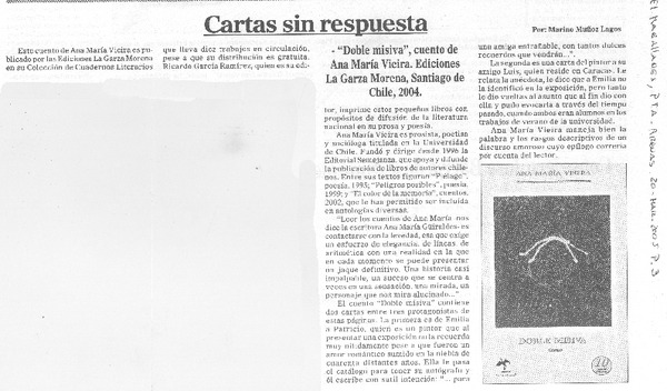 Cartas sin respuesta