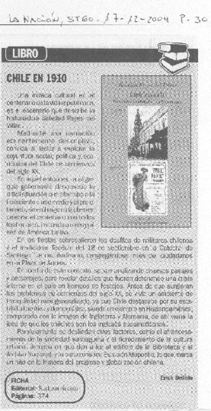 Chile en 1910