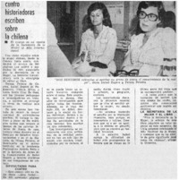 Cuatro historiadoras escriben sobre la chilena.