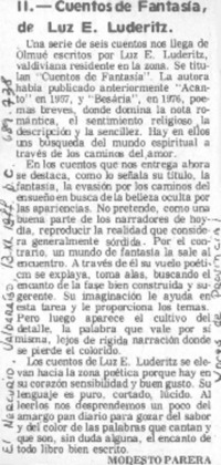 Cuentos de Fantasía