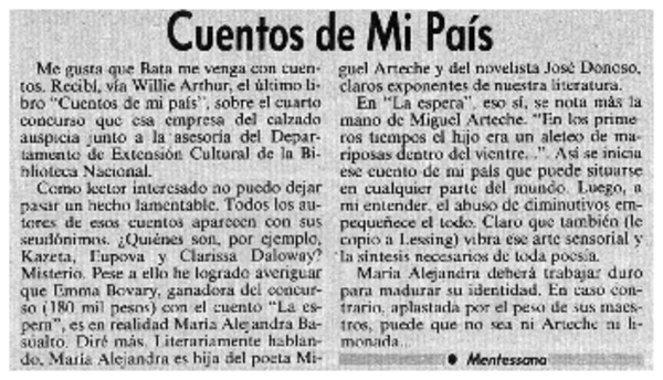 Cuentos de mi país