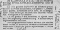 De la sangre a la luz.