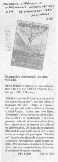 Destierro.