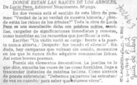Donde están las raíces de los árboles.
