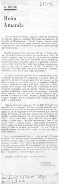 Doña Amanda