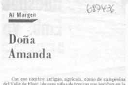 Doña Amanda