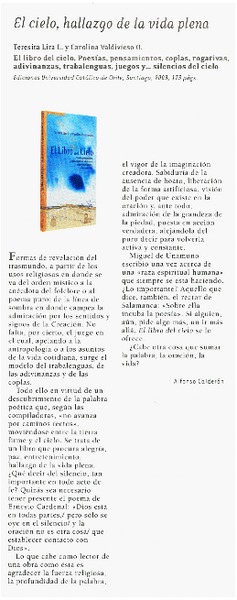 El Cielo, hallazgo de la vida plena