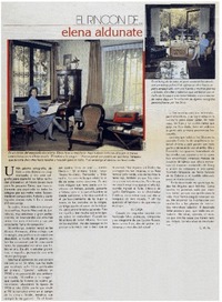 El rincón de Elena Aldunate
