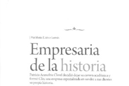 Empresaria de la historia  [artículo].