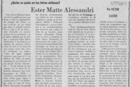 Ester Matte Alessandri