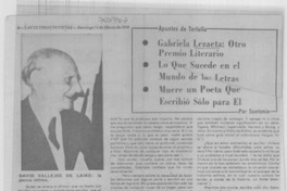 Gabriela Lezaeta: otro premio literario