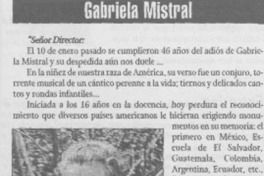 Gabriela Mistral
