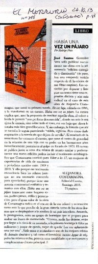 Había una vez un Pájaro  [artículo] Rodrigo Pinto