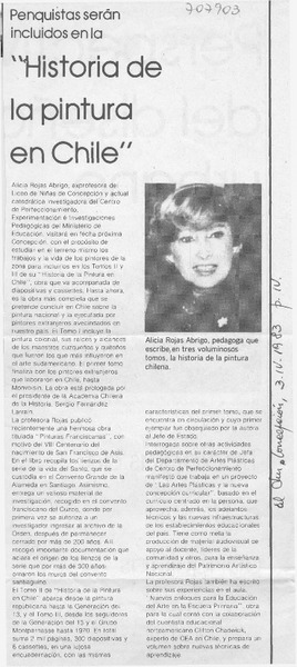 Historia de la pintura en Chile.