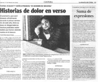 Historias de dolor en verso
