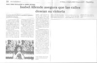 Isabel Alende asegura que las calles desean su victoria