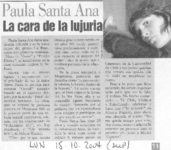 La Cara de la lujuria