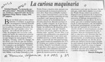 La curiosa maquinaria
