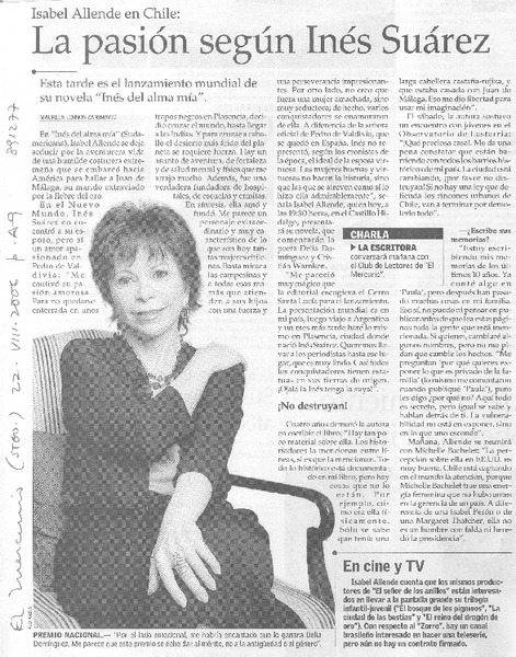 La pasión según Inés Suárez