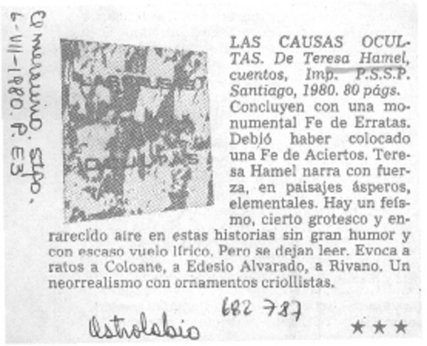 Las causas ocultas