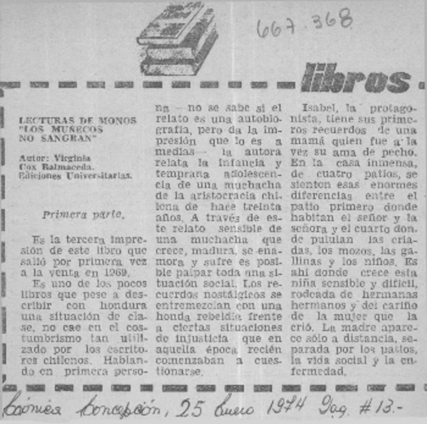 Lecturas de monos