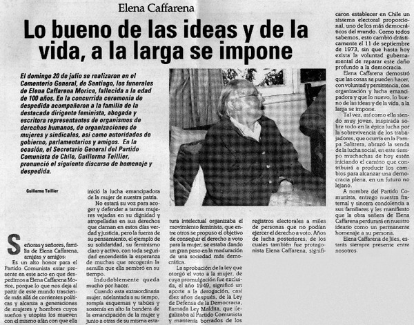 Lo bueno de las ideas y de la vida, a la larga se impone