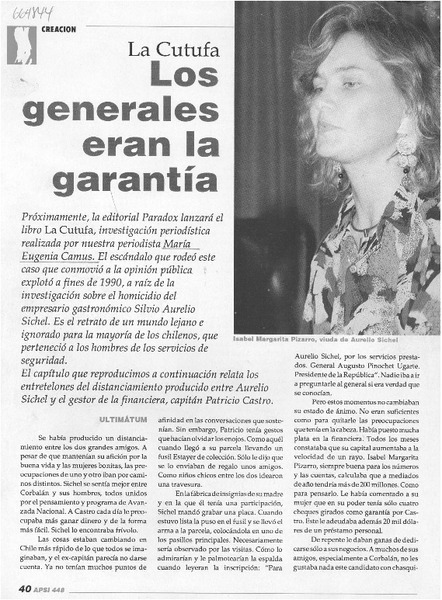 Los Generales eran la garantía