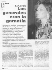 Los Generales eran la garantía