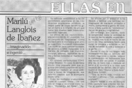 Marilú Langlois de Ibáñez