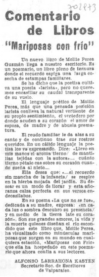 Mariposas con frío