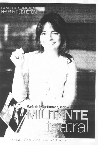 Militante teatral (entrevista)