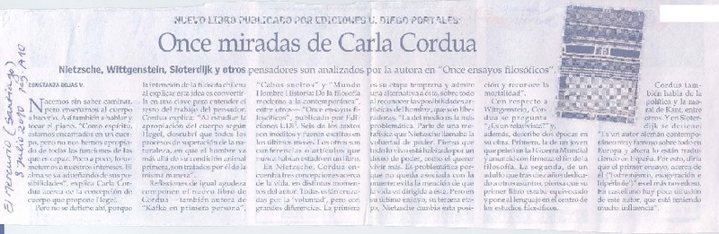 Once miradas de Carla Cordua