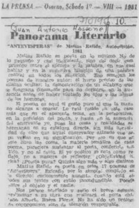 Antevísperas