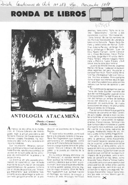 Antología atacameña.