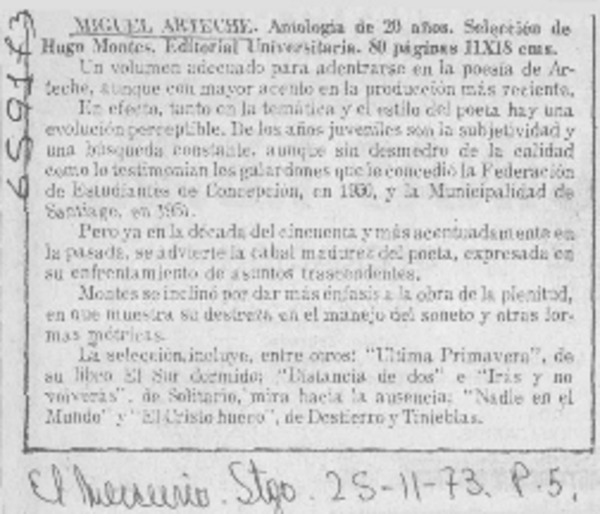 Antología de 20 años.