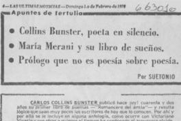 Apuntes de tertulia