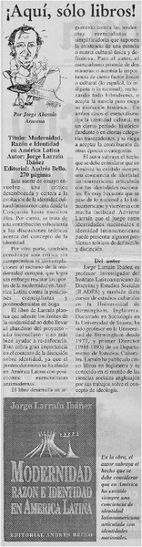 ¡Aquí, sólo libros!