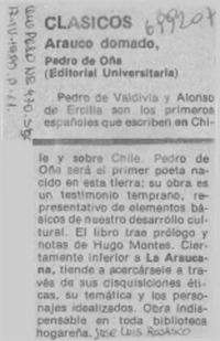 Arauco domado.