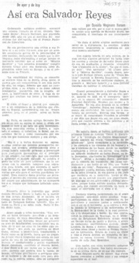 Así era Salvador Reyes