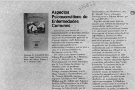 Aspectos psicosomáticos de enfermedades comunes
