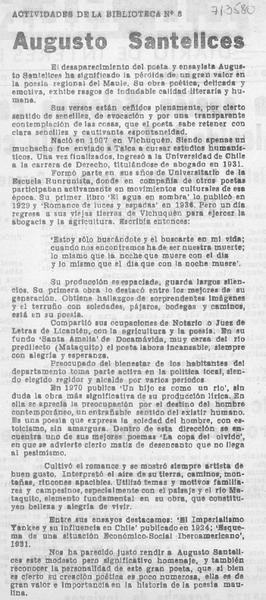 Augusto Santelices.